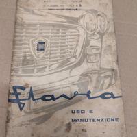 uso manutenzione lancia Flavia originale 