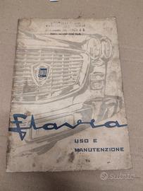 uso manutenzione lancia Flavia originale 
