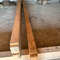 5 Travi di legno d’abete lamellare