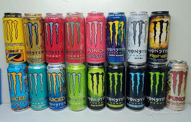 Lattine monster da collezione