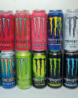 Lattine monster da collezione