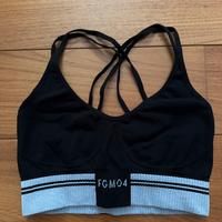 Top nero e grigio FGM04