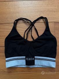 Top nero e grigio FGM04