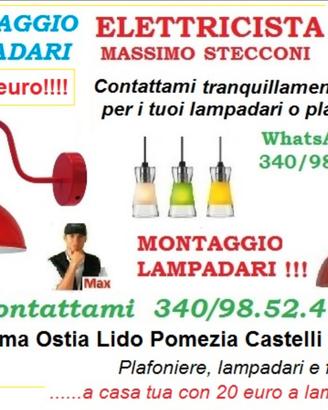 Elettricista lampadari Roma