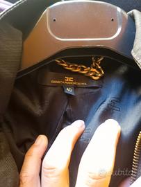 Elisabetta Franchi gilet smanicato bottoni oro