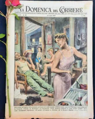 La Domenica del Corriere 13 luglio 1952 Simoni
