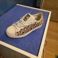 Adidas Superstar Maculate Glitter Gold Borchie & S