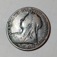 Moneta da 1 Penny Regina Vittoria 