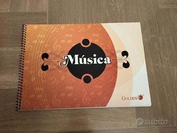 Album 20 fogli pentagrammati A4 x scriver musica