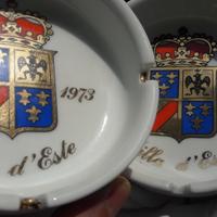 2 posacenere Villa d' Este 1973