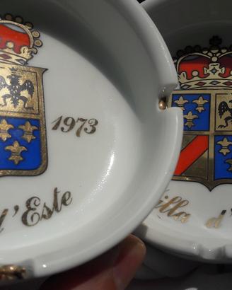 2 posacenere Villa d' Este 1973