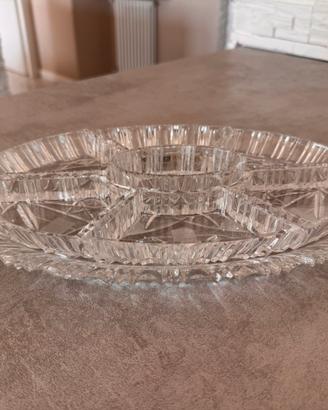 Antipastiera in cristallo Bohemia Crystal