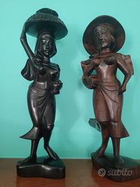 sculture vintage etnico