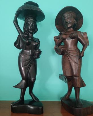 sculture vintage etnico