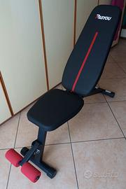 Panca palestra pieghevole da -11°/92° 10 posizioni