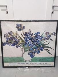 Quadro su tela Van Gogh "Iris" stile museo
