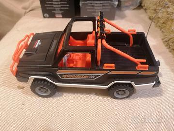 JEEP PLAYMOBIL con carrello e lancia salvataggio