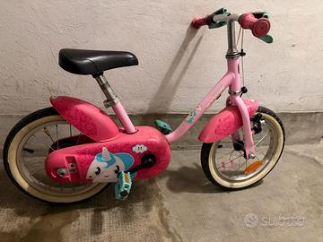 Bici Bambina Btwin Unicorn 500 14” Perfetta