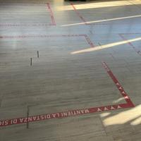 Pavimento in laminato usato