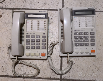 3x Telefono vivavoce Panasonic kxt2365 centralina