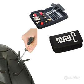 KIT RIPARA GOMME PNEUMATICI TUBELESS MOTO OJ M084
