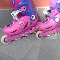 Rollerblade bambina+casco taglia 32-34
