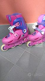 Rollerblade bambina+casco taglia 32-34