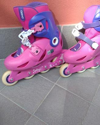 Rollerblade bambina+casco taglia 32-34