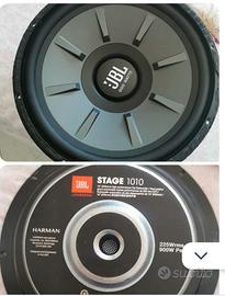  coppia jbl stage 1010 225 rms come nuovo