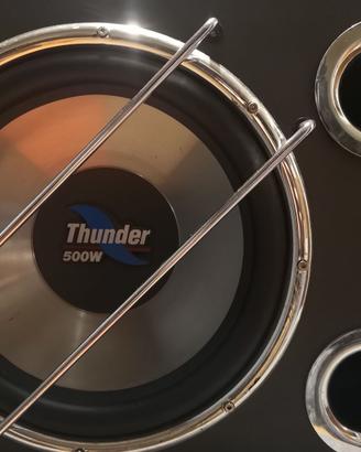 Subwoofer phonocar Thunder 500 watts