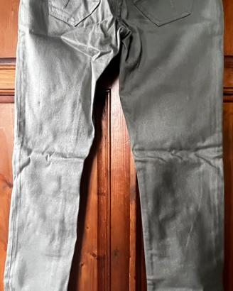 Jeans verdi scuro unisex