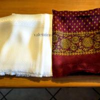 2 foulard valentino uomo,donna