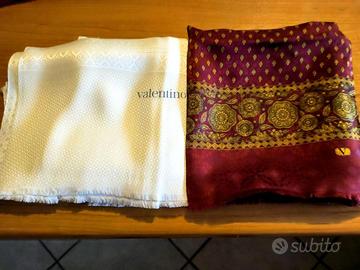 2 foulard valentino uomo,donna