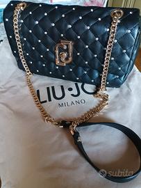 borsa liu-jo tracolla nera disponibile spedizione 