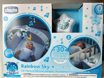 Chicco Rainbow Sky - Arco luminoso e sonoro culla