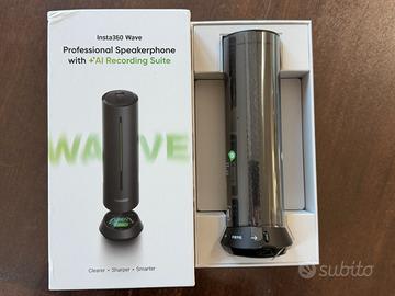 Insta360 Wave microfono Vivavoce IA Registratore