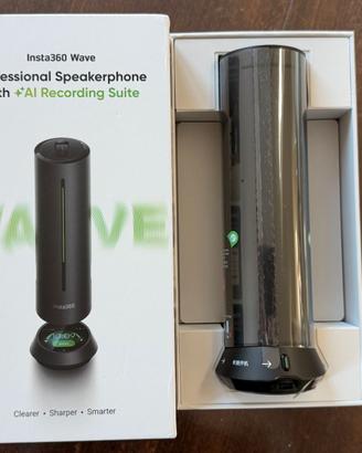 Insta360 Wave microfono Vivavoce IA Registratore