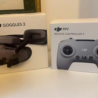DJI Goggles 3 + RC Motion 3 + Remote Controller 3