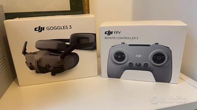 DJI Goggles 3 + RC Motion 3 + Remote Controller 3