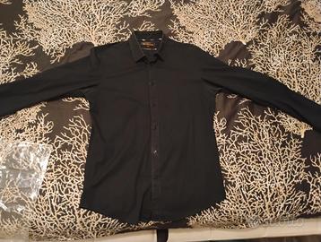 Camicia ben Sherman M elasticizzata nera casual oi