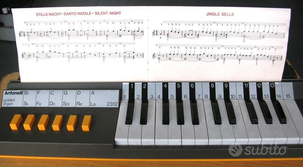 Pianola Antonelli golden organ 2312 - Strumenti Musicali In vendita a Como