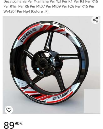 adesivi cerchi 17 yamaha 