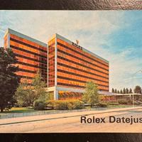 Libretto Rolex Datejust/Turnograph 1972 italiano