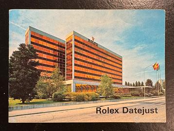 Libretto Rolex Datejust/Turnograph 1972 italiano