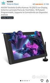 Tavola grafica 16” Huion Kamvas