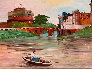 Quadro paesaggio romano