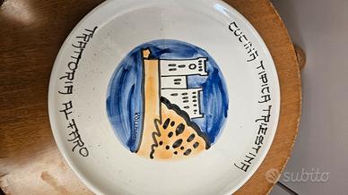 Piatto in ceramica "Cucina tipica triestina"