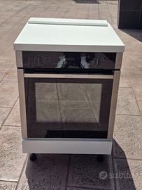 Forno ad incasso completo di mobile artigianale