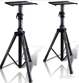 Coppia Stativi per Casse, Altezza Regolabile