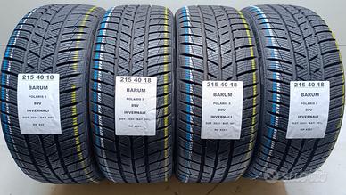 4 GOMME 215 40 18 BARUM 2024 INV RIF4321